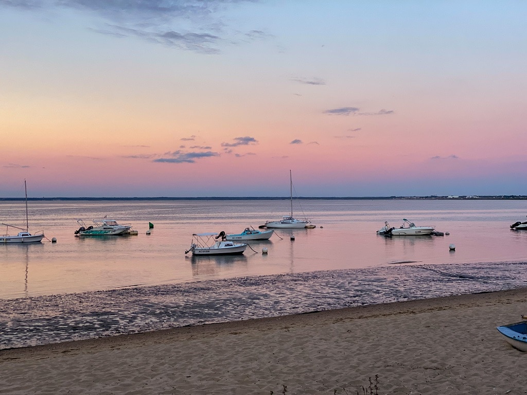 Coucher de soleil sur le Bassin